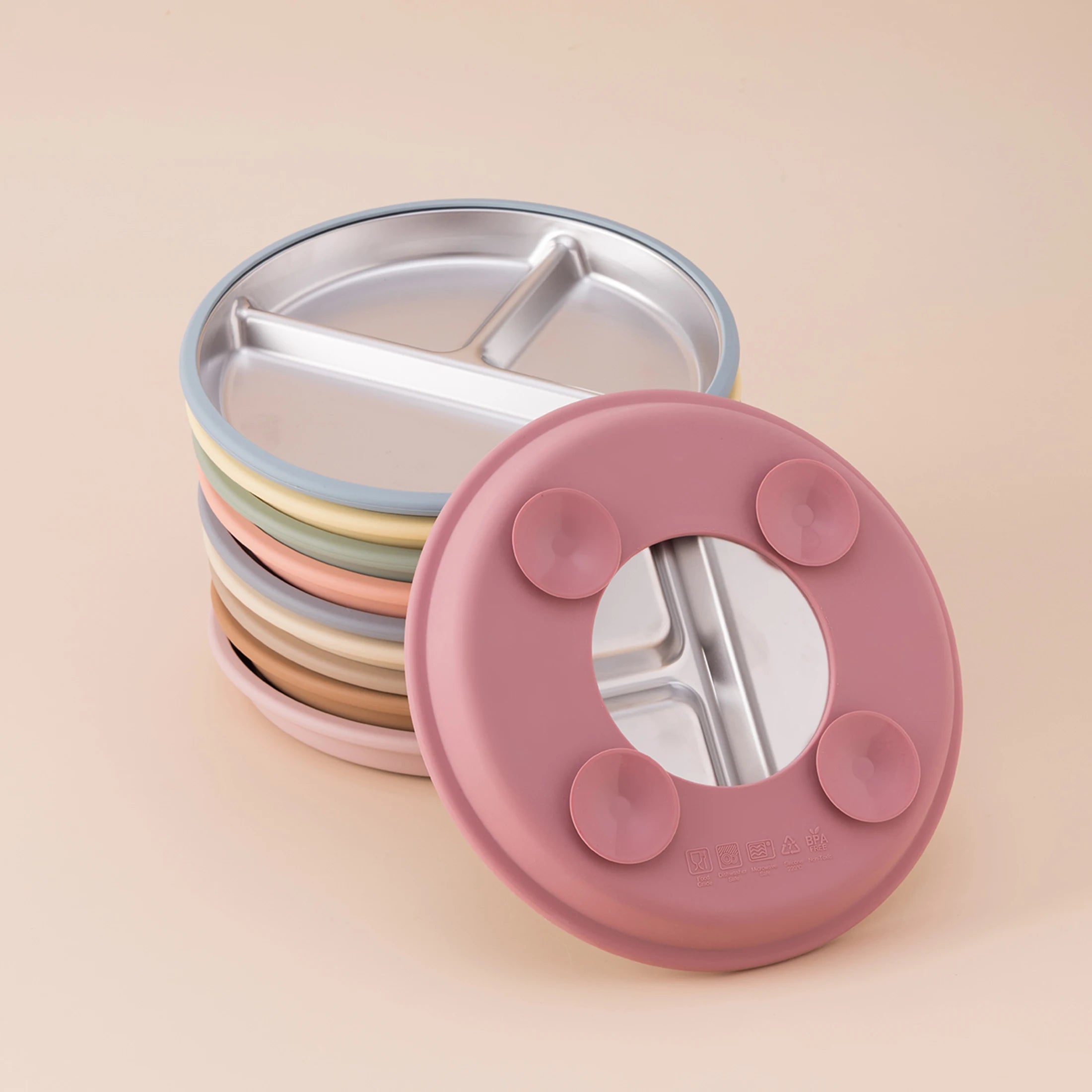 Minimalist Suction Plate for Babies